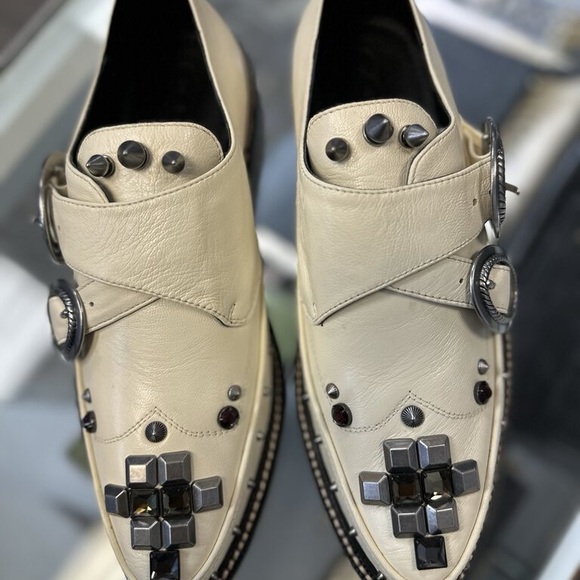 Coach Creeper Studed Leather Shoe - Picture 3 of 5